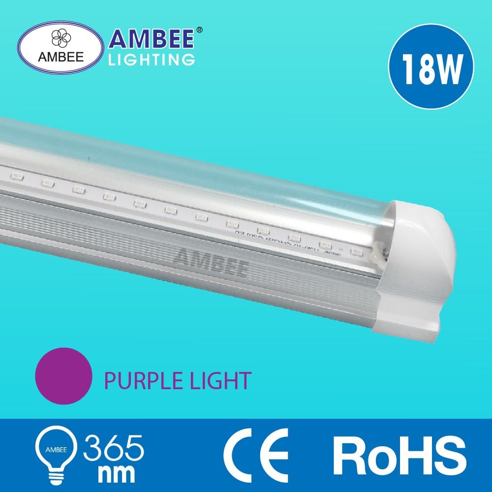 Led Tube T8 1m2 18W Purple Light