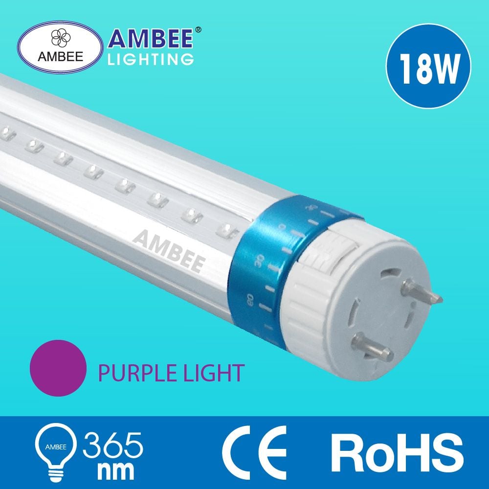 Led Tube T8 1m2 18W Purple Light