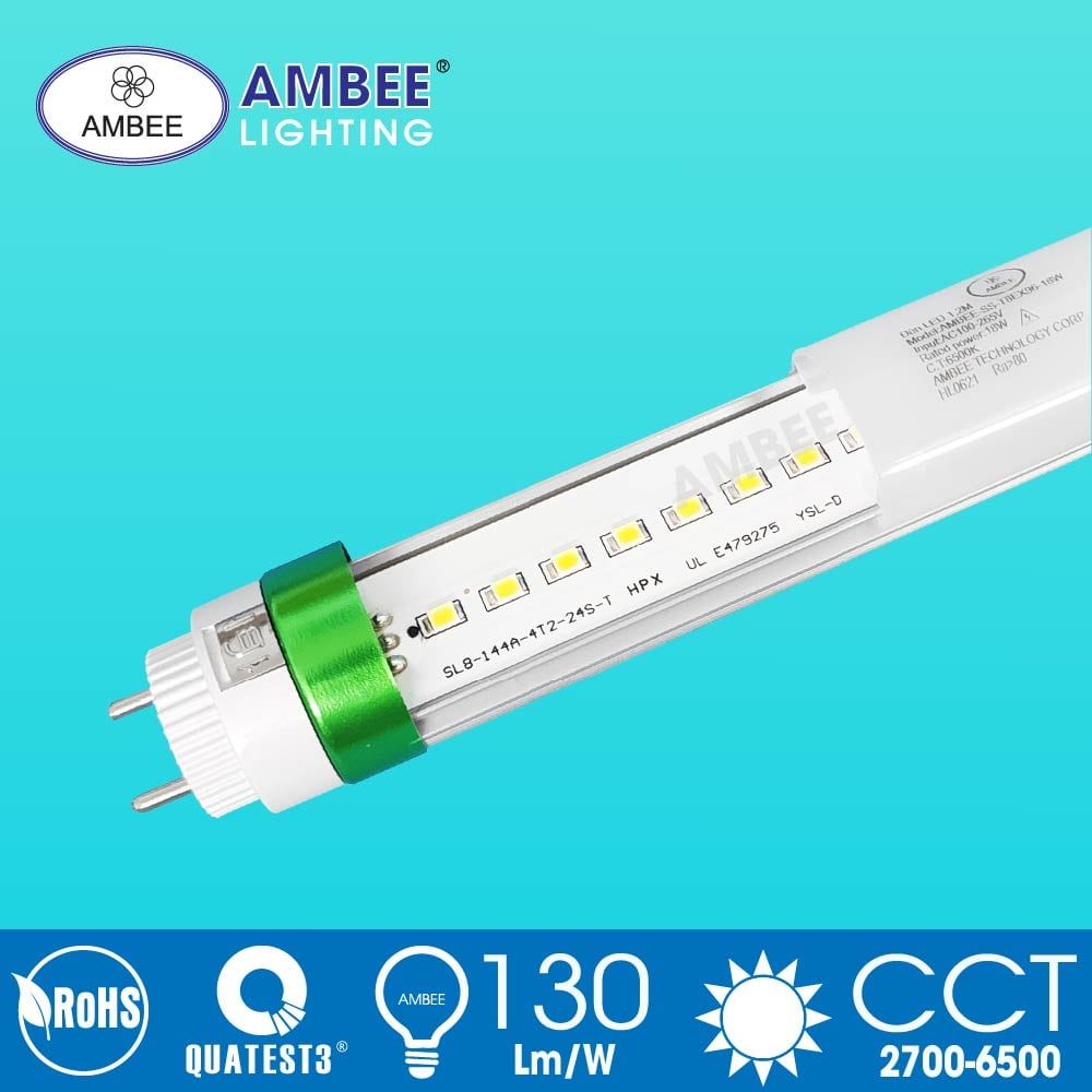 Led Tube Light 1m2 18W Rotatable Cap