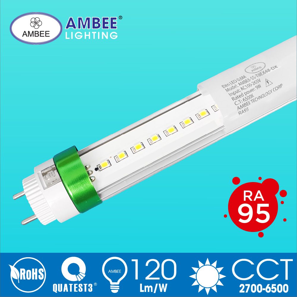 Led Tube Light 0m6 9W Rotatable Cap RA95 - Daylight