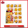 Sticker đa năng QuooBee Agapi icon ngộ ngĩnh đáng yêu 005 -(40 hình)-Chống thấm nước,dùng để dán mũ bảo hiểm, laptop,điện thoại...