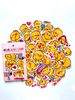 Sticker đa năng QuooBee Agapi icon ngộ ngĩnh đáng yêu 005 -(40 hình)-Chống thấm nước,dùng để dán mũ bảo hiểm, laptop,điện thoại...