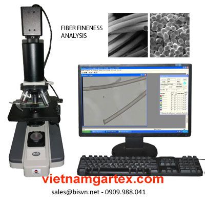  Máy phân tích sợi YG002C đo độ mịn và đường kính sợi 