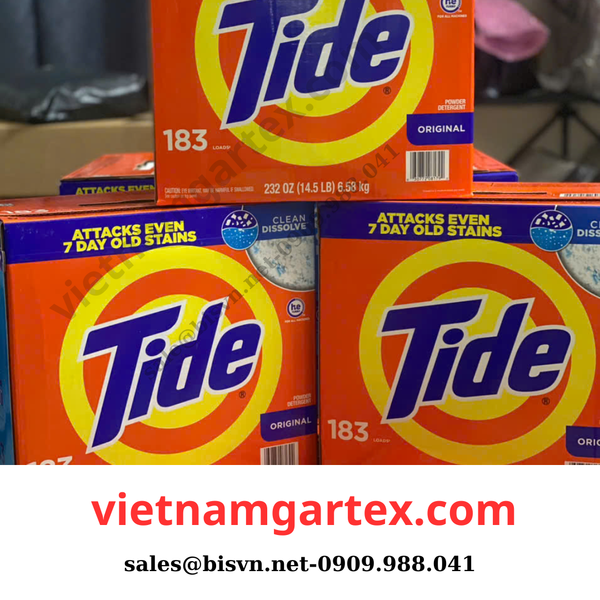  Bột giặt thí nghiệm TIDE 