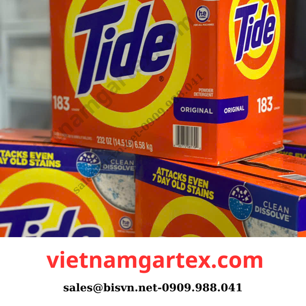  Bột giặt thí nghiệm TIDE 