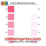  Thang đo vết bẩn màu đỏ 40 AATCC TM175 