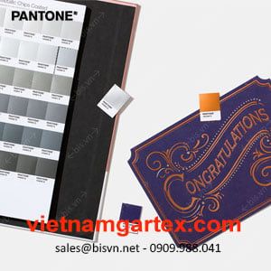  Thẻ màu GB1507A Pantone Metallic chips book 