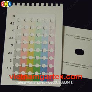  Thước đo chuyển đổi sắc độ 9 bậc AATCC 