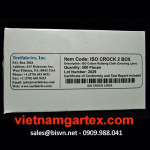  Vải chà xát Test Fabrics tiêu chuẩn ISO 