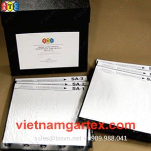  Vải mẫu 3D đánh giá độ mịn vải tiêu chuẩn AATCC 