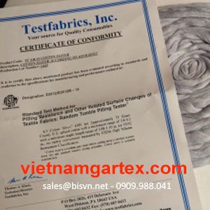  Vật tư Testfabrics cho thử nghiệm độ xù lông 