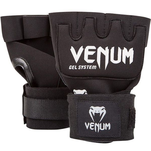 Venum Kontact Gel Gloves Wraps - Black