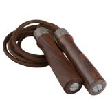  Dây nhảy thể lực TITLE Wooden Handle Leather Jump Rope 