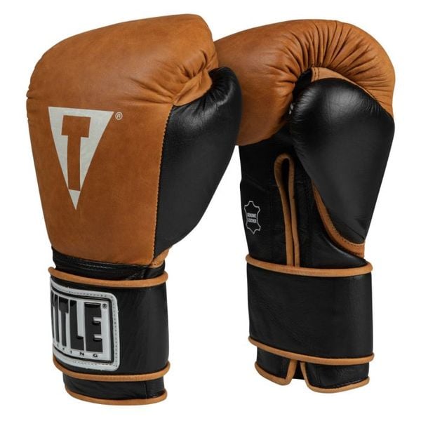 Găng tay boxing TITLE Vintage Leather Training Gloves