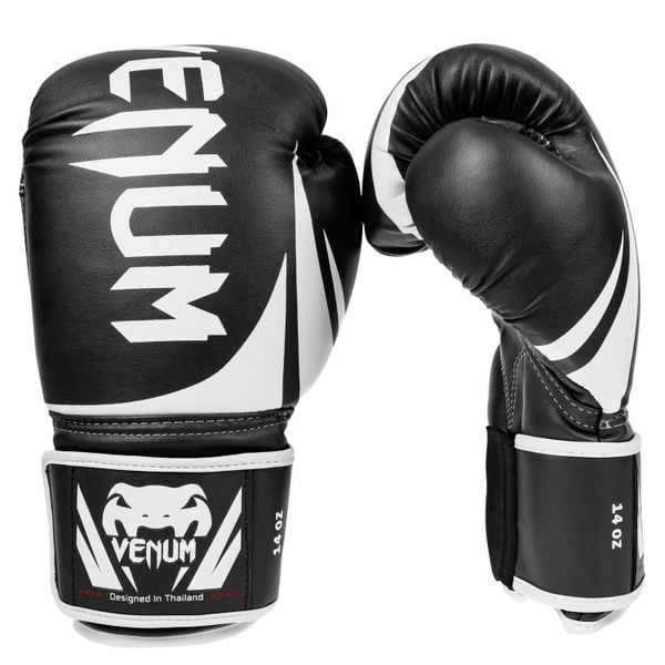 Găng tay boxing Venum Challenger 2.0 -BLACK/WHITE Sparring Gloves