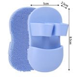  Bàn chải rửa mặt silicon - Bàn chải tẩy tế bào chết làm sạch lỗ chân lông nhỏ gọn - A84 