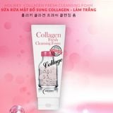  Sữa rửa mặt HOLIKEY 100ml chứa Collagen tươi giúp dưỡng trắng, ngừa lão hoá - A640 Hồng 