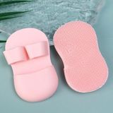  Bàn chải rửa mặt silicon - Bàn chải tẩy tế bào chết làm sạch lỗ chân lông nhỏ gọn - A84 