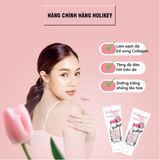  Sữa rửa mặt HOLIKEY 100ml chứa Collagen tươi giúp dưỡng trắng, ngừa lão hoá - A640 Hồng 