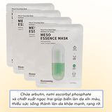  Mặt nạ Meso Hanasang Essence Mask Hàn Quốc chiết xuất ngọc trai cải thiện da xỉn màu 