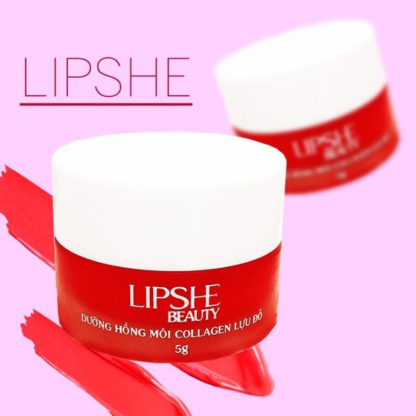  Son dưỡng môi collagen lựu đỏ 5g giúp dưỡng ẩm và làm mềm môi hiệu quả 