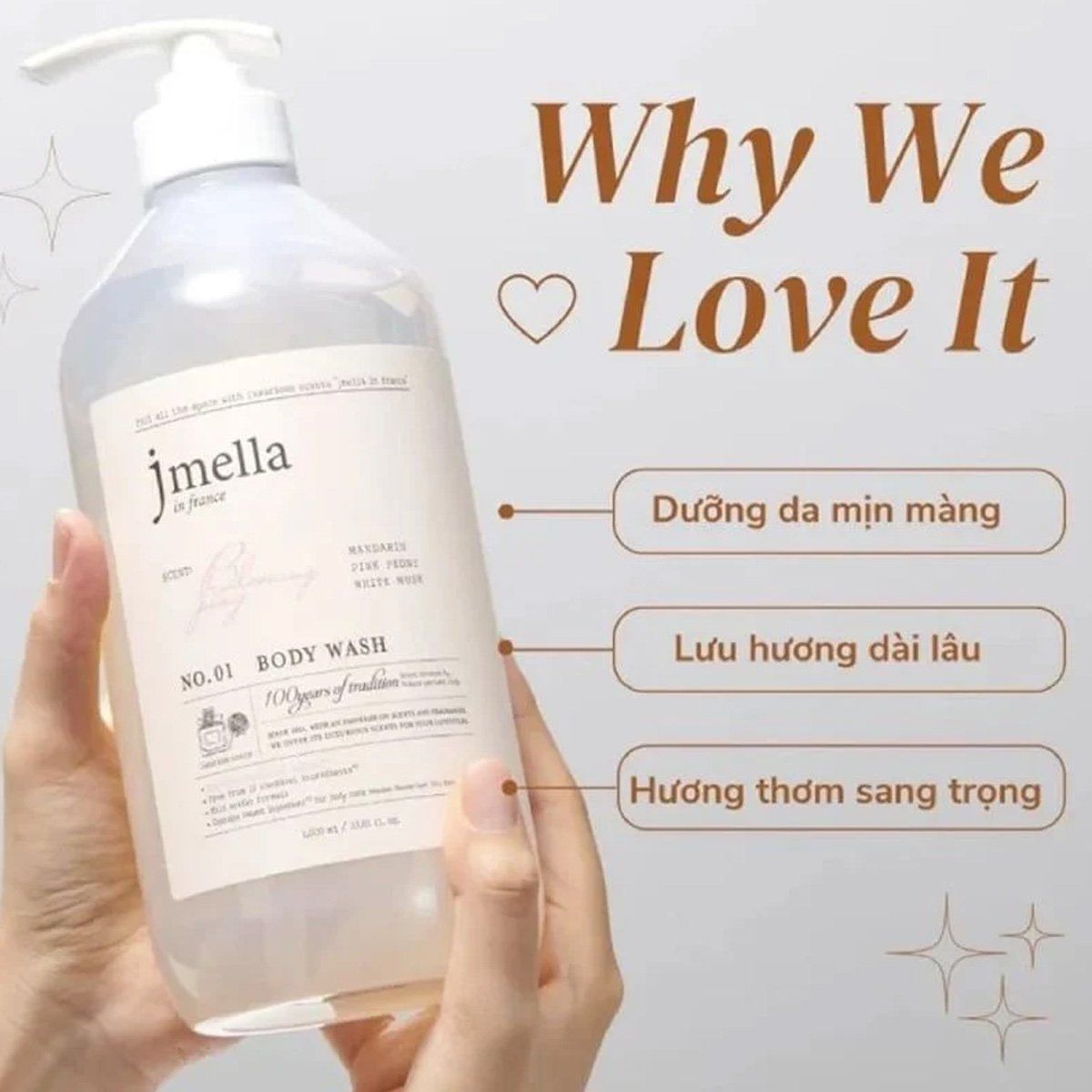  SỮA TẮM JMELLA BODY WASH - M295 