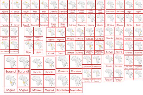 African Countries Age 3 to 6