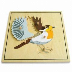 Ghép hình con chim (Mới)<br>Bird Puzzle(PLYWOOD - New)