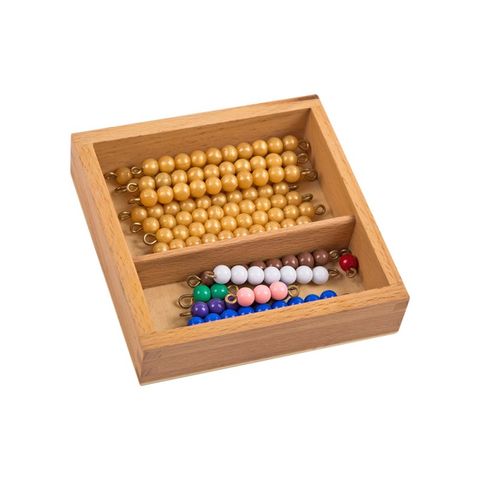 Hạt cườm nhiều màu dùng với bảng hàng chục<br>Bead Bars for Teen Board with Box