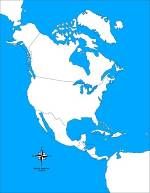 NEW North America Control Map - Unlabeled