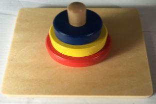 Three discs on Vertical dowel