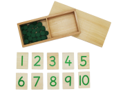 Print Numerals & Counters green