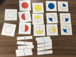 Cards for Large Fraction Skittles