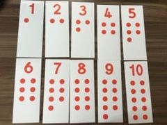 Cards for Number Puzzle 1-10