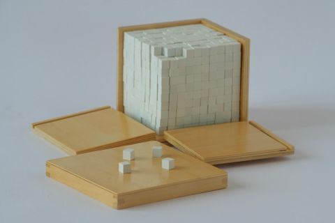 Hộp lập phương<br>Volume Box With Cubes