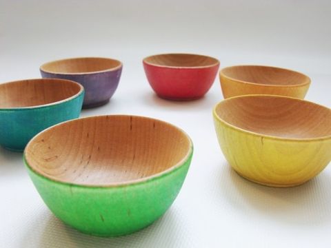 Bộ để hạt vào các chén màu (dùng với bộ S024)<br>Wood Cup