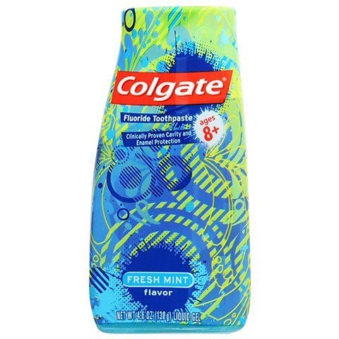 Kem đánh răng Colgate Fresh Mint Flavor dành cho bé và người lớn - 130g hoặc 113g