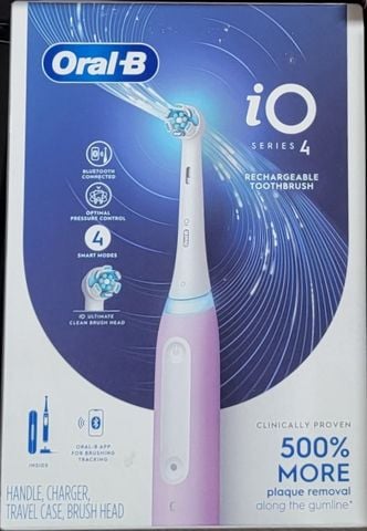 MẪU MỚI - Bàn chải điện Oral-B iO Series 4 - Trí tuệ thông minh nhân tạo AI