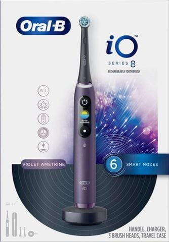 MẪU MỚI - Bàn chải điện Oral-B iO Series 8 - Trí tuệ thông minh nhân tạo AI