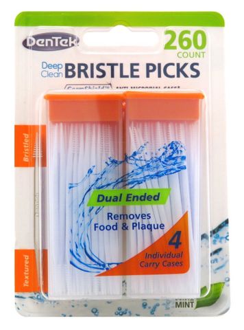 Tăm nha khoa DenTek Deep Clean Bristle Picks Dual Ended 260 cây