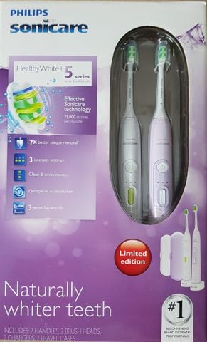 Bộ đôi bàn chải điện Philips Sonicare 5 Series Healthy White+ HX8932/75