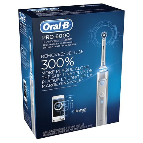 Bàn chải điện Oral-B SmartSeries White 6000 + Bluetooth