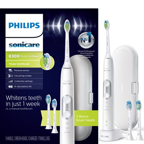 Bàn chải điện Philips Sonicare ProtectiveClean 6300 White - HX6463/50