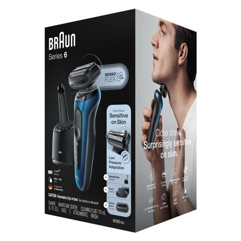 Máy cạo râu Braun Series 6 6090cc SmartCare Center, Beard & Stubble Trimmer