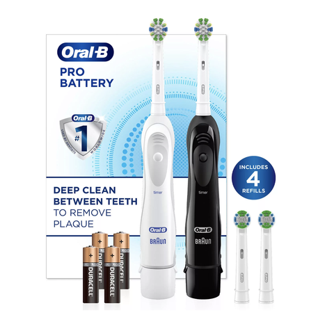 Bộ đôi bàn chải pin (AA) Oral-B Deep Clean Between Teeth