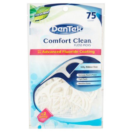 Cung chỉ nha khoa Dentek Comfort Clean Floss Picks - 75 cây