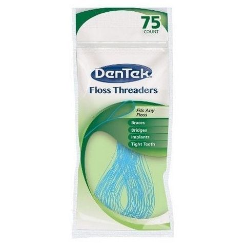 Sợi luồn chỉ nha khoa Dentek Floss Threaders - 75 sợi/gói