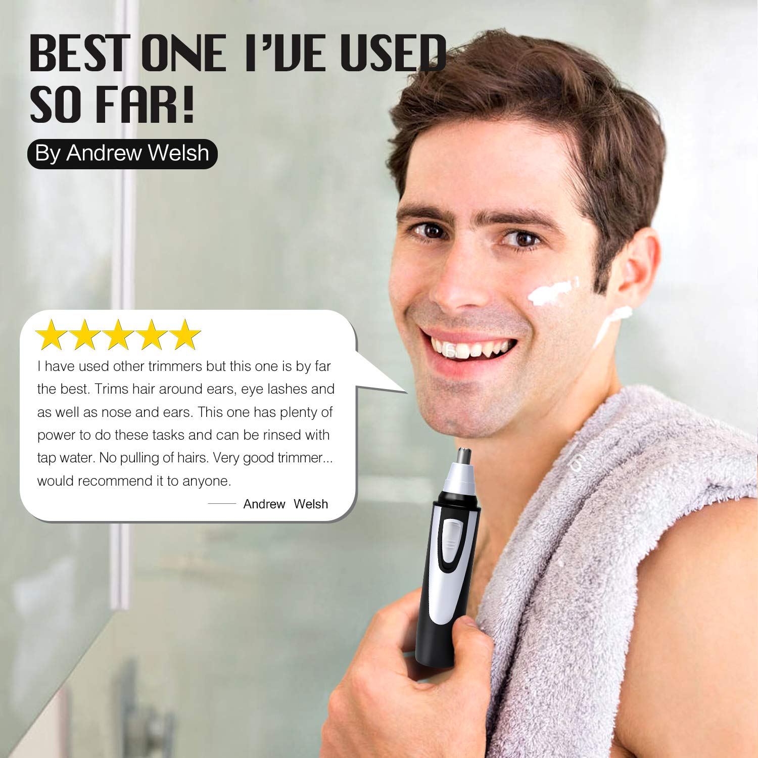 Máy tỉa lông mũi/tai/tóc Flepow Ear Nose Hair Trimmer Clipper – Máy tỉa lông mũi/tai/tóc Flepow Ear Nose Hair Trimmer Clipper –