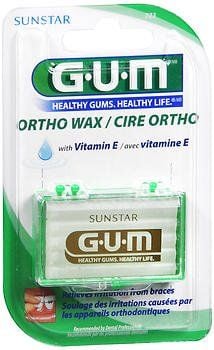 Sáp GUM Orthodontic Wax giảm khó chịu hàm chỉnh nha, niềng răng.