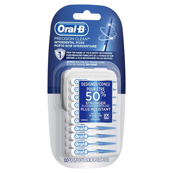 Tăm nha khoa OralB Precision Clean Interdental Picks Vỉ 100 cây